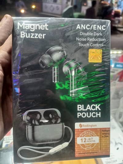 Airbuds Pro2 (Black) With pouch BIG SOUND