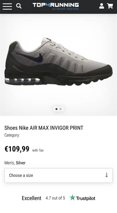 Nike Air Max invigor print