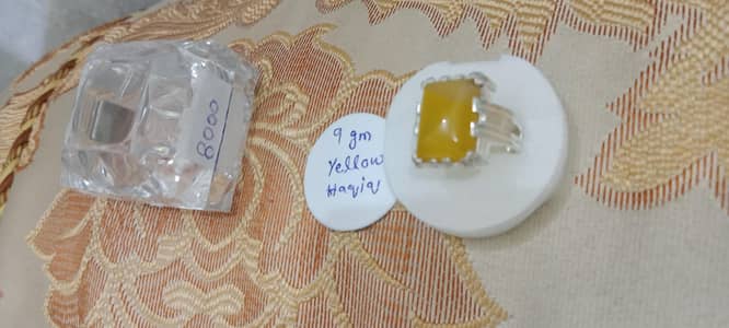 yellow aqeeq beautiful and attractive