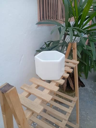 Modern Haxagonal Ceramic plants Pots / Cube Shape Pots