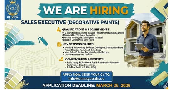 Sales Executive Decorative Paints