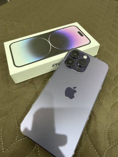 Iphone 14 pro max deep purple max FU