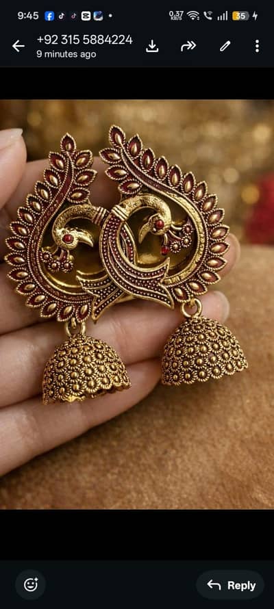 Stylish Jumki Earrings – Trendy Design