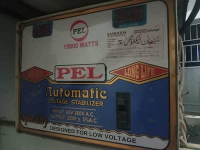 15000W (15KVA) Heavy Duty Voltage Stabilizer – Excellent Condition
