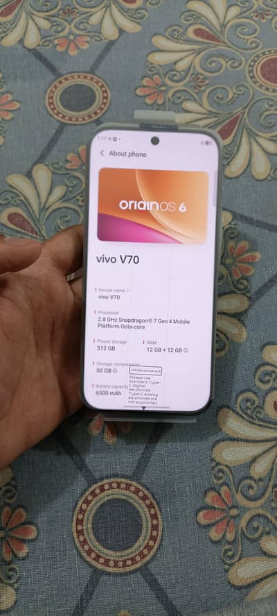 Vivo V70 5G 12/512Gb Just Box Opened