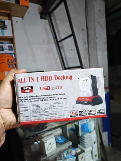 ALL IN 1 HDD Docking Sata+ID 2.0/3.0
