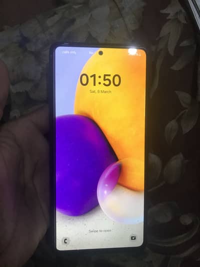 Samsung galaxy A72 6gb 128gb All in ok only set glass break minor