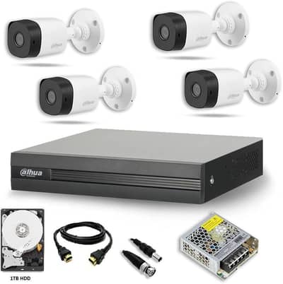 4 chanel cctv all setup