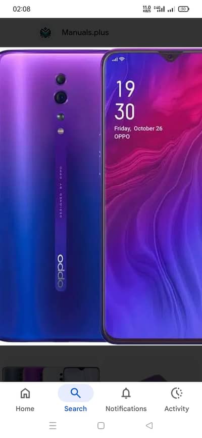 oppo Reno Z 8+5gb128gb