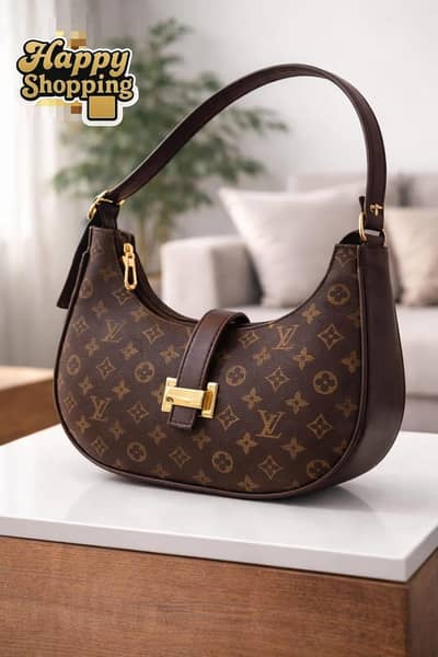 Louis Vuitton style shoulder bag mulitclour textured  Rexine women