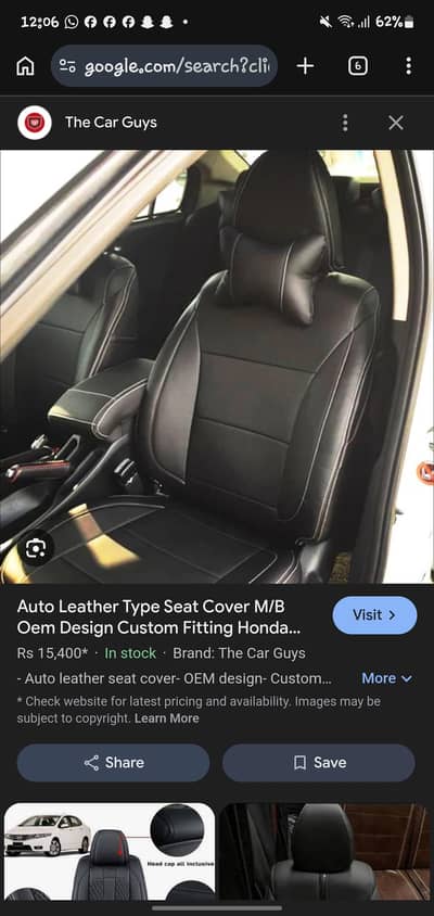 honda city seat leather cover