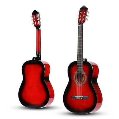 Dielisi Guitar| imported guitar for sale Color: Red and black sunburst