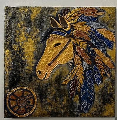 Texture art painting