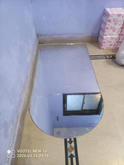 Mirror and Iron Stand for sell