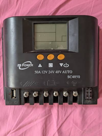 PWM 50 Ampere Smart Solar Charge Controller with LCD Display
