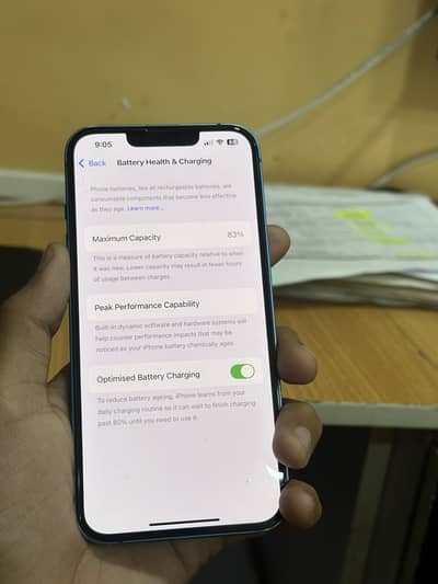 Iphone 13 128 gb Battery health 83% no open no repair
