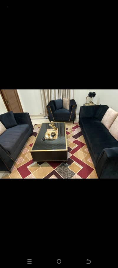 6 seater sofa Set with table  In molty foam Guaranteed life time