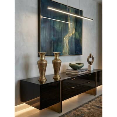 Antique Vase Brass Handcrafted Design Gold  100+ Years Old