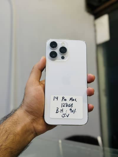 Iphone 14promax 128gb Non PTA Jv Battery Health 90% Waterpack