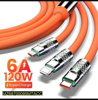 Charging Cablea for iphone & Android 3 in 1