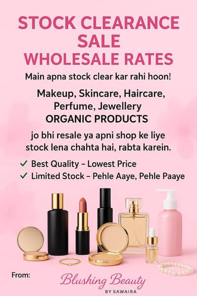 Blushing beauty wholesale makeup clearance