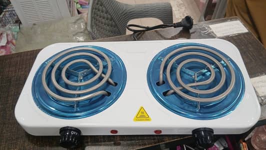 Double Electric Stove – 2000 Watt Dual Hot Plate Cooker