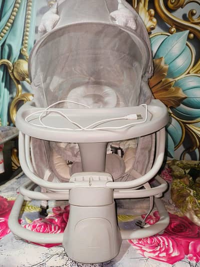 MASTELA 4-In-1 Multi-Functional Fold-Up Bassinet Baby Swing New