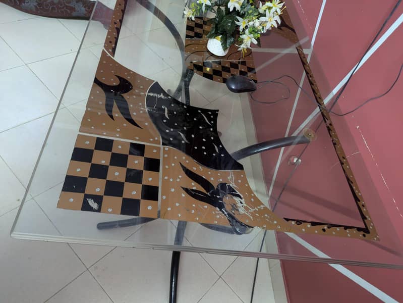 GLASS DINING TABLE 2