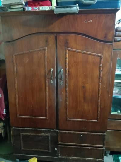 Both Almari and showcase for sale.