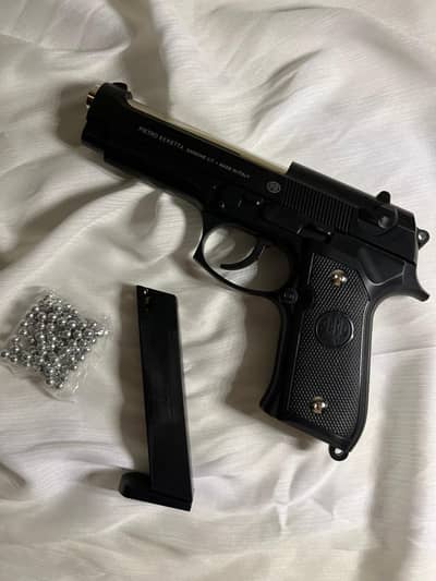 Brand New Heavy Weight Metal Barrel Toy Gun | Best For Kids | Black