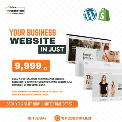 Get a Business Website In Just 9,999
