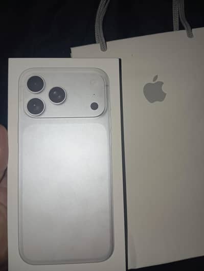 For sale, i phone 17 Pro Max 256 gb Silver Colour