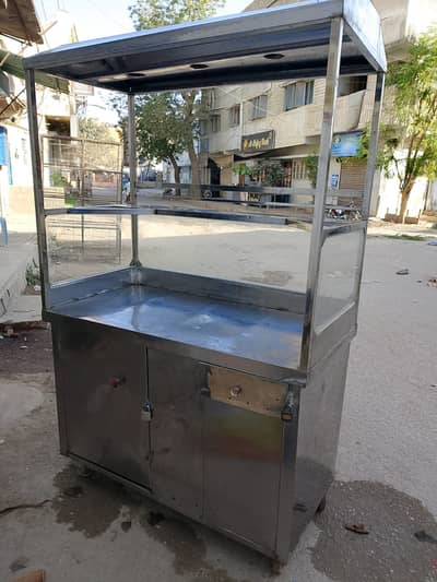 Complete Fries Setup for Sale (Cart + Cutter + Fryer)