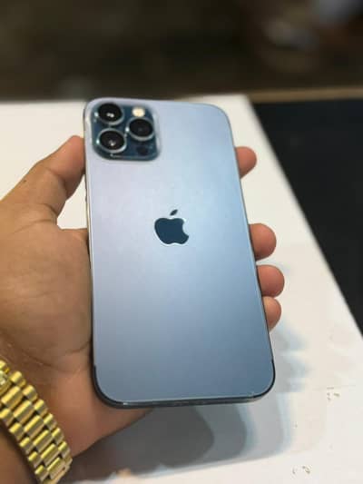 Iphone 12 pro max PTA Approved  256gb physical dual sim tery Health 90