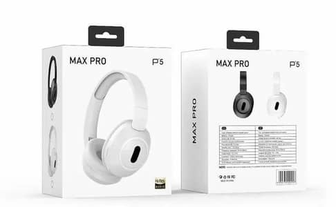 : White Wireless Bluetooth Headphones with ANC
