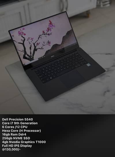 Dell Precision 5540 Core i7 9th Generation (4gb Graphics)