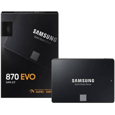 Samsung 870 Evo 500 mb SSD-Brand New-5 years warranty - fast SATA.