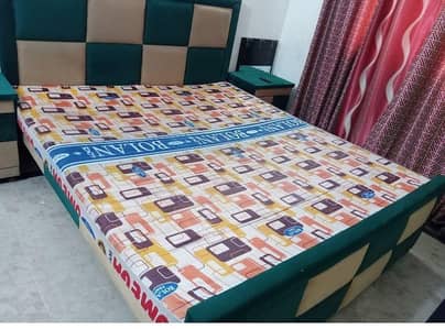 double bed without mattress