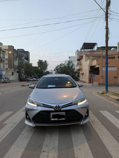 TOYOTA COROLLA ALTIS GRANDE 2018 X bumpers  JUST LIKE BRAND NEW