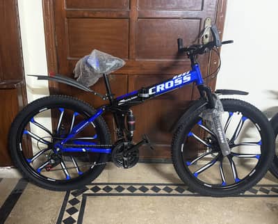 Brand new untouched Dubai import 27”folding bike large size