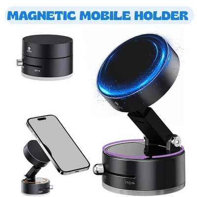 360 Degree Magnetic phone holder  black ABS