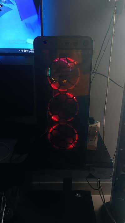 gaming PC for sale with monitor and keyboard mouse