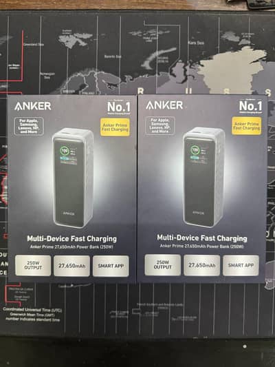 Anker prime power bank 250 watt 27,650 mAh battery.