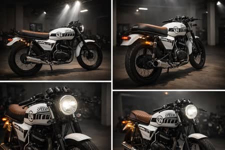 Modified Infinity 150 Café Racer – New Parts Installed