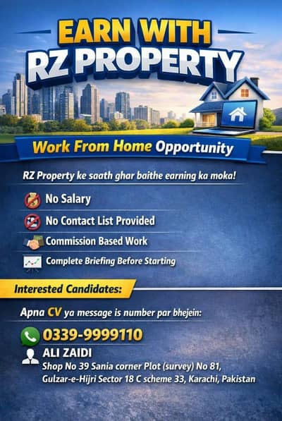 Real Estate Job for Females – Online/Calling Work with Commission