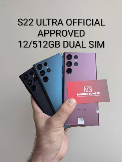 Samsung S22 ultra official approved  512gb