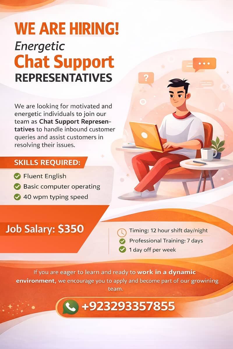 CHAT SUPPORT REPRESENTATIVE 0