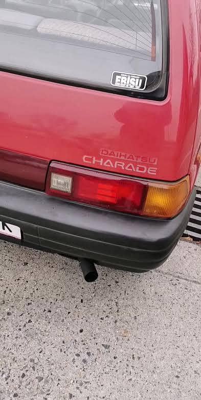 Fiberglass Back Bumper of Anda Charade G100 1987-1991 model