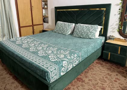 Double Bed || Poshish Bed || King Bed || Bed Set || Furniture for sale