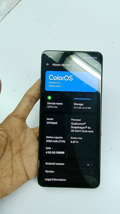 oppo a3x 4/64